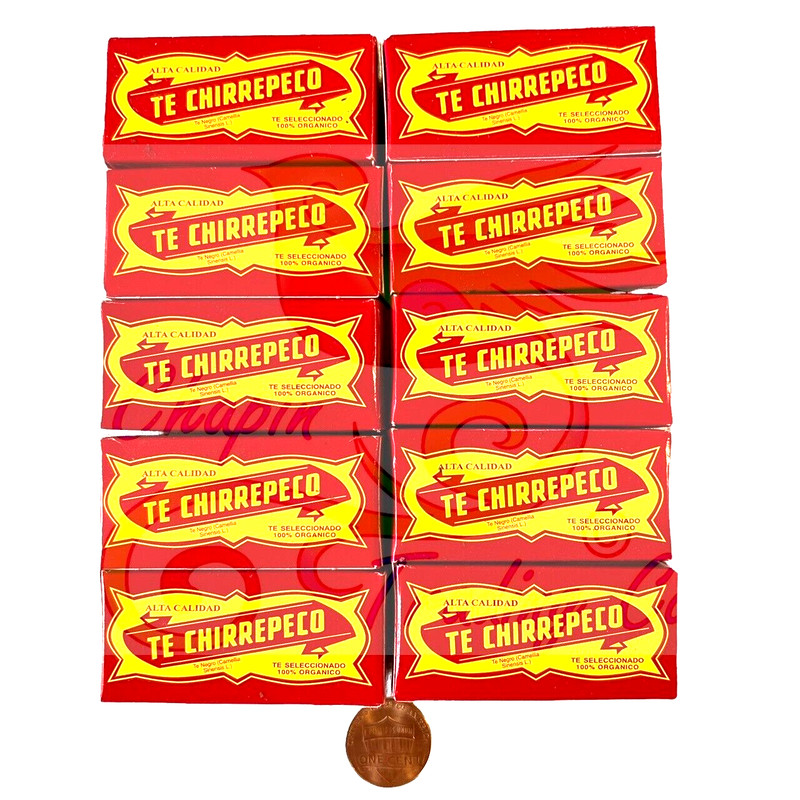 Te Chirrepeco de Guatemala, Te Negro Suelto Organico 10 Cajitas de 0.2 oz c/u
