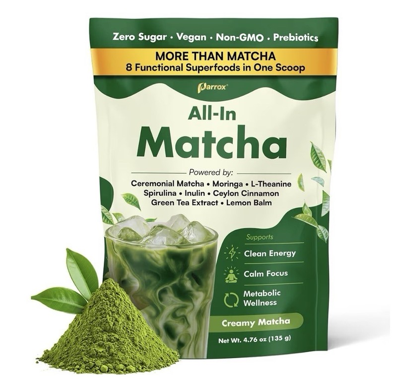 Parrox All In Matcha Creamy Matcha 135g NEW SEALED Exp 01/2029
