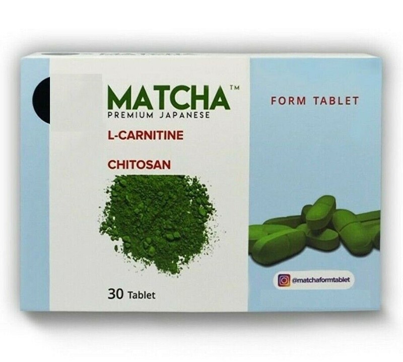 30 Tabs Matcha Form Tea Tablet Premium Japanese Detox Antioxidant Burner Natural