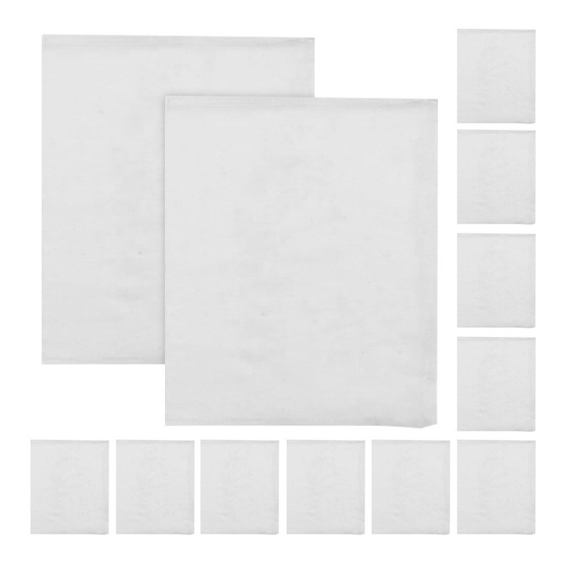 12Pcs Drawstring Tea Coffee Filter Bags Spice Bags Empty Tea Bags Soup Bag