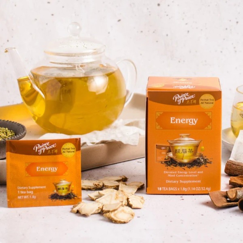 Energy Tea-Peppermint Green Tea-Wellness Tea-Herbal Tea-18 Tea Bags-Healthy Tea gallery