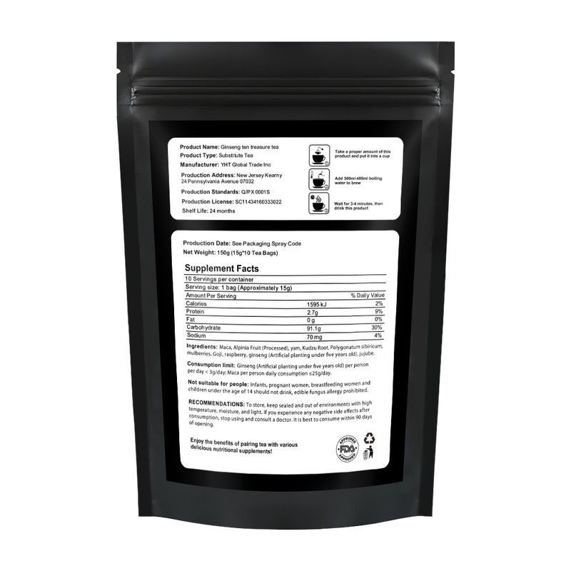 Organic Pure Black Maca teabag increase endurance Gluten free,from Peru-10/20bag gallery