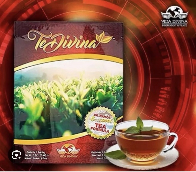 Vida Divina Te Divina Bagged Tea Formula 1 Gallon Serving 3oz Pantry