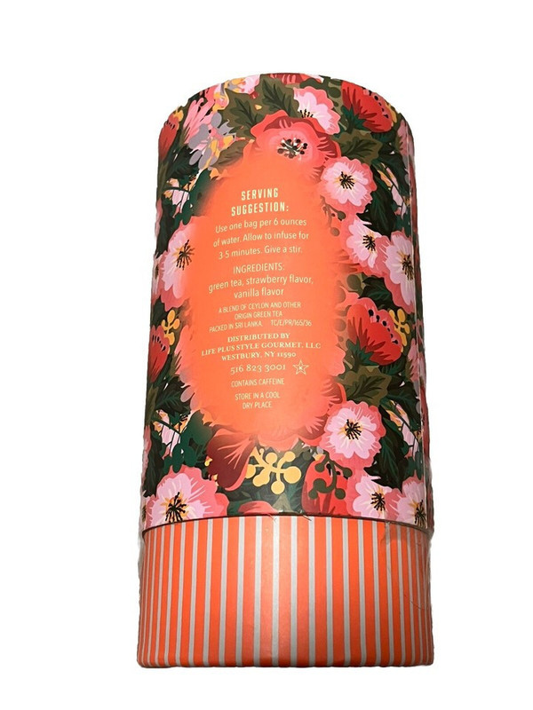 HAPPINESS RASPBERRY HIBISCUS GREEN TEA BLEND 50 Bags by WELL NOW 6/2028 gallery