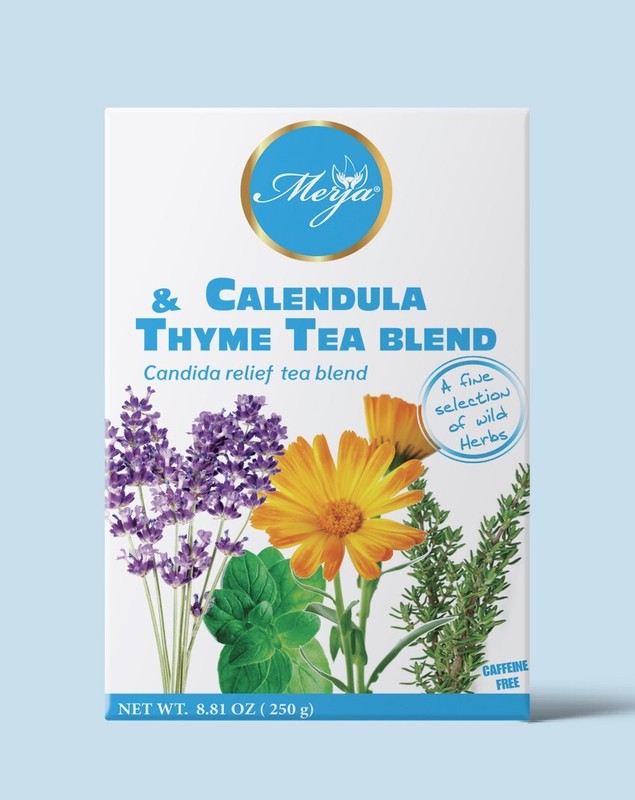 Calendula & Thyme Tea Tea – Candida Relief Tea – Loose Tea – 100% Natural Tea