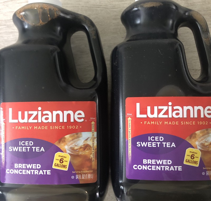 LUZIANNE 2(eaBottle x 64oz) ICED SWEET TEA BREWED CONCENTRATED MAKES 6 GALLONS gallery