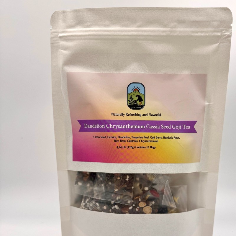 Spring Sale Dandelion & Wolfberry Blend 120G (12 Bags) VitalsHerb