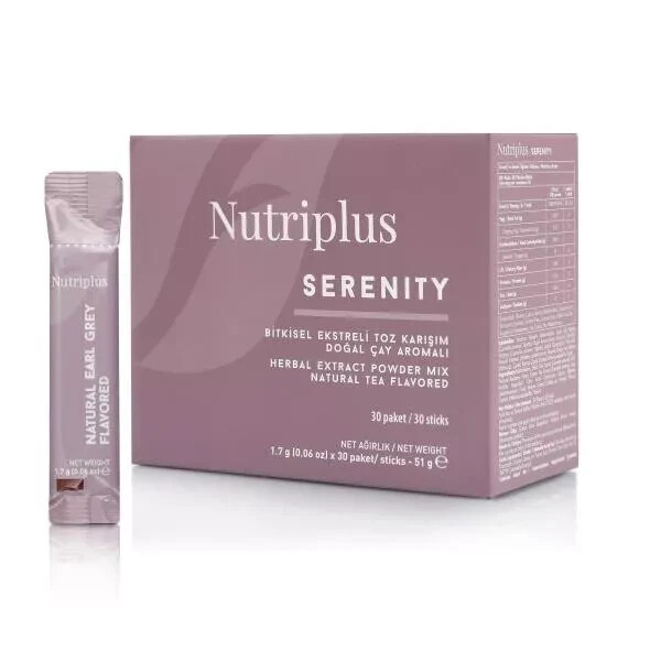 Farmasi Nutriplus Herbal Extract Mixture Natural Tea Earl Grey Flavor 30 sticks