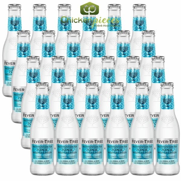 Fever Tree Glass Mediterranean Tonic Water 200ml/6.76 oz (24/Case)