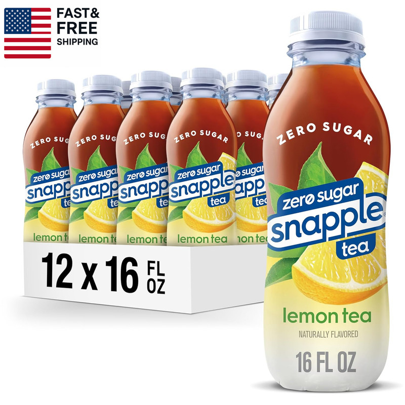 Zero Sugar Lemon Iced Tea, 16 Fl Oz, Pack of 12 gallery