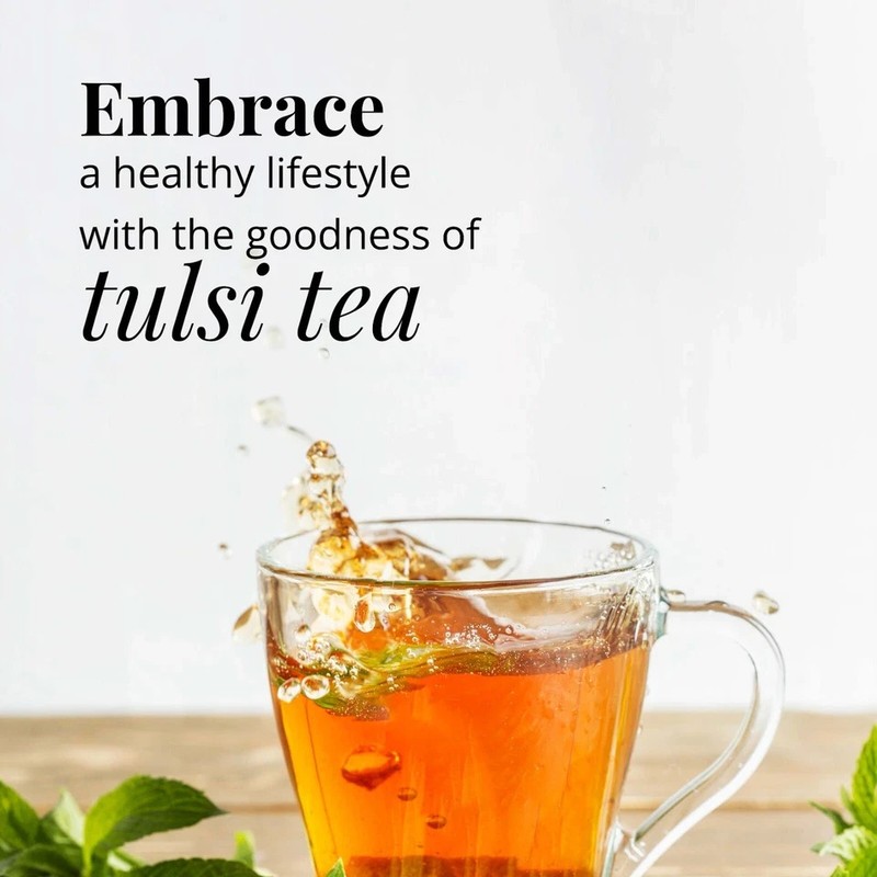 75 Organic Holy Basil Tea Bags, 100% Pure Tulsi Tea, Immune Tea, Herbal Tea gallery