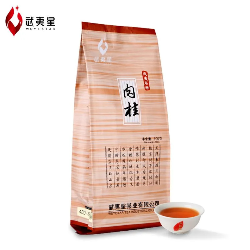 Wuyi Star Rou Gui Rougui Oolong Tea Fujian Wuyi Mountain Rock Tea Yan Cha 100g