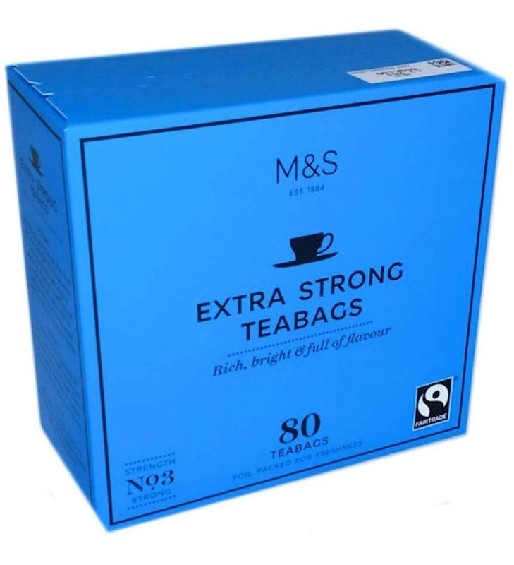 MS Tea Extra Strong 3pack 250g by Marks & Spencer