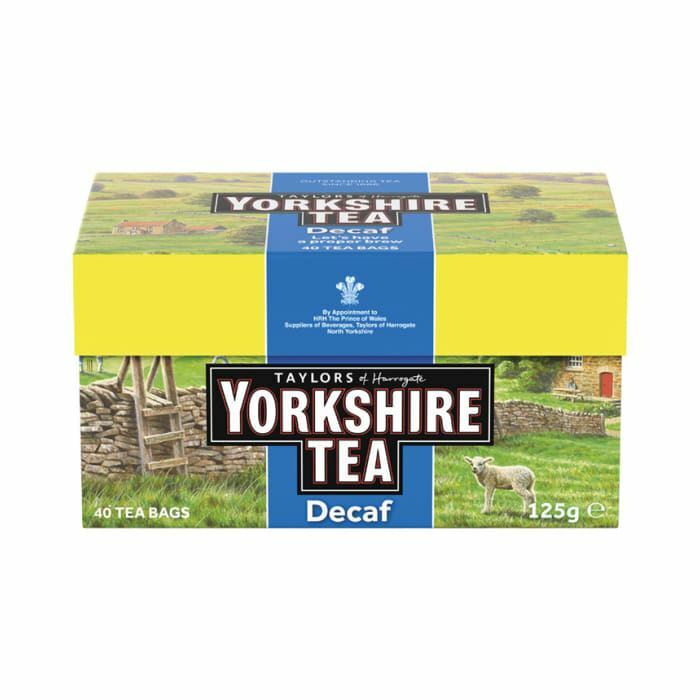 Yorkshire Decaffeinated Tea - 40's - Pack of 1