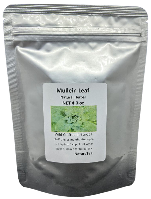 Mullein Leaf – Dried Verbascum thapsus Loose C/S from 100% Nature, Wild Crafted