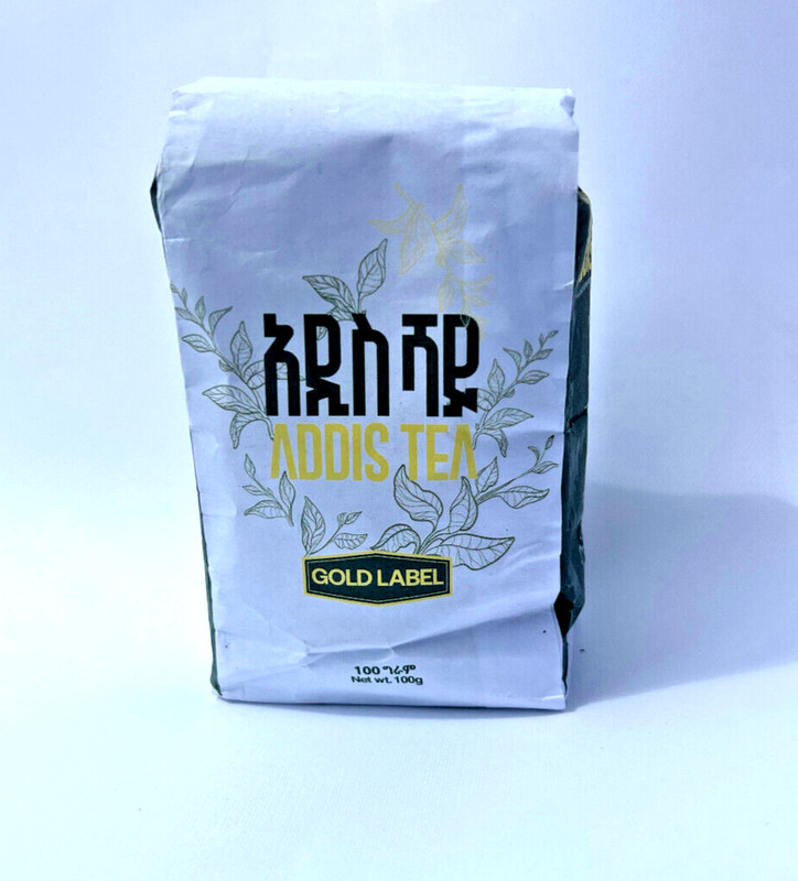 Addis Shay Gold Label Addis Tea Ethiopian Organic Blend Loose Tea 100g