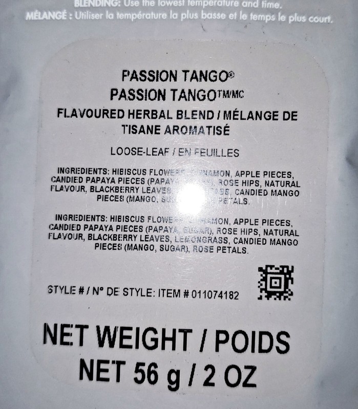 🌈 ❤️‍🔥 NEW! 2 OZ TEAVANA PASSION TANGO FACTORY SEALED TEA BAG! 🌈 RARE! HTF! gallery