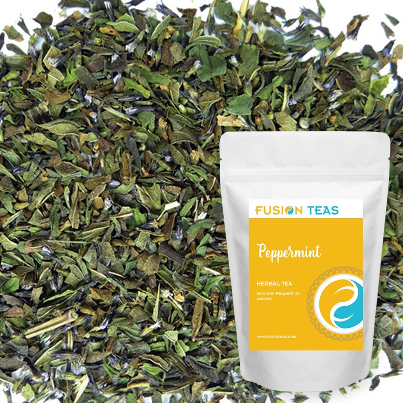 Peppermint Herbal Tea – Gourmet Loose Leaf Herbs – Fusion Teas