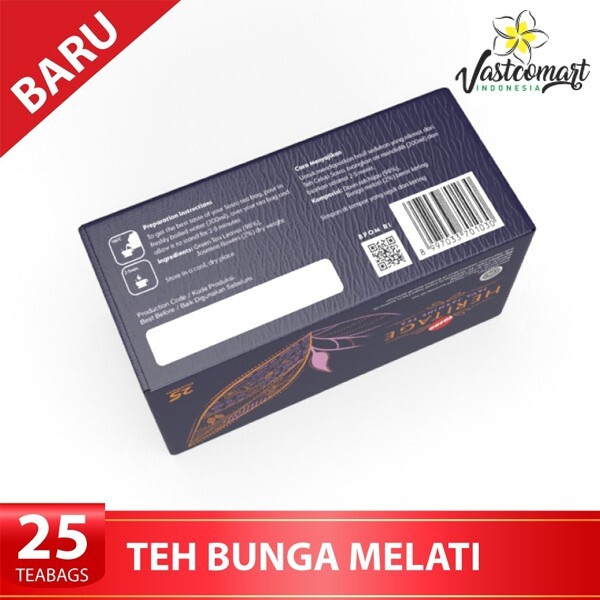 SOSRO Heritage Java Jasmine Tea (25 Tea Bag @ 2 g) - Indonesian Product - gallery