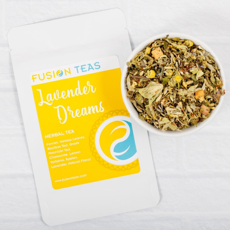 Lavender Dreams Herbal Tea – Premium Loose Leaf Blend – Fusion Teas