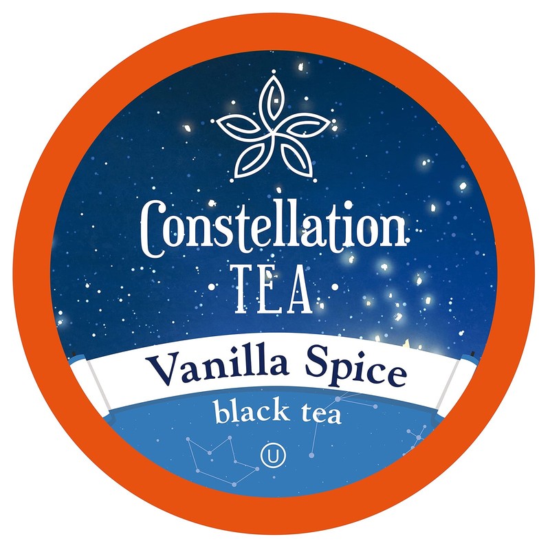 Vanilla Spice Black Tea Pods Compatible With K Cup Brewers 2.0 40 Count Cups