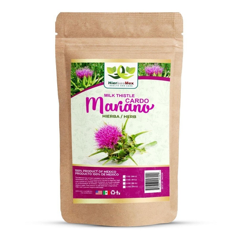 Milk Thistle Herbal Tea 4 oz.-113g Cardo Mariano Te Herbal, Natural Mexican Herb