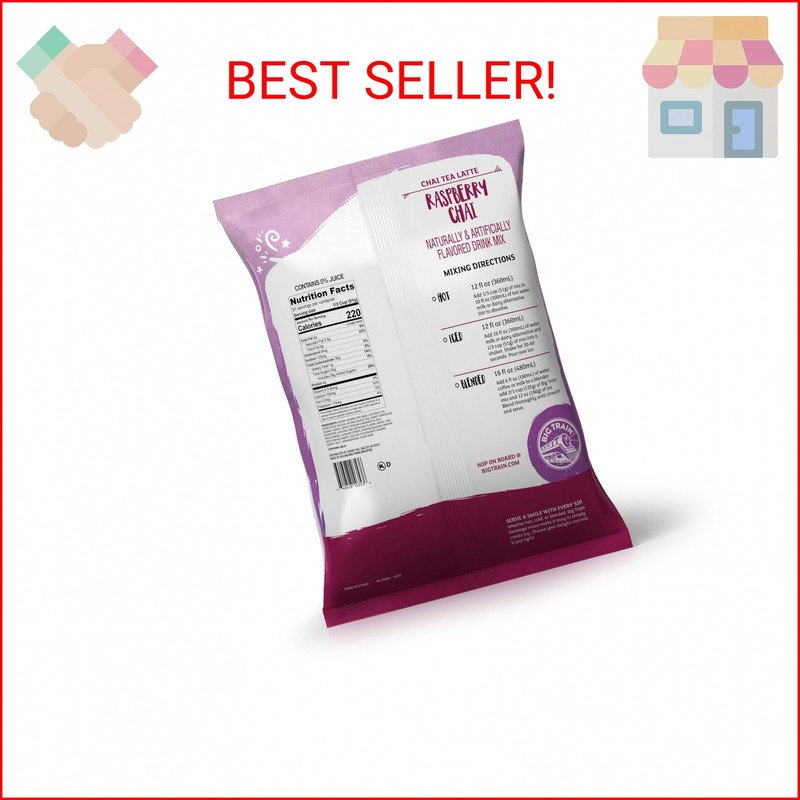 Big Train Raspberry Chai Tea Latte Beverage Mix, 3.5 Pound (Pack of 1) gallery