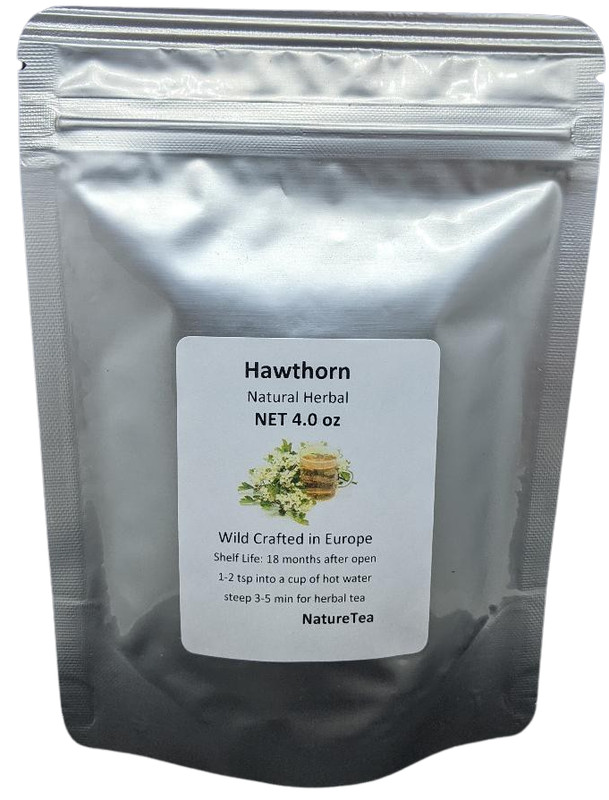 Hawthorn Tea – Loose Leaf & Flower from 100% Nature, Wild Crafted from Europe