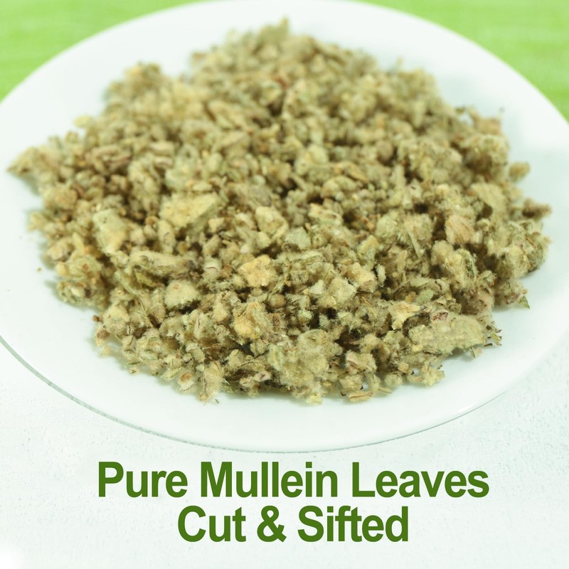Mullein Leaf Tea 2.5oz - Lung Support, Loose Herb, Non-GMO, Caffeine-Free gallery