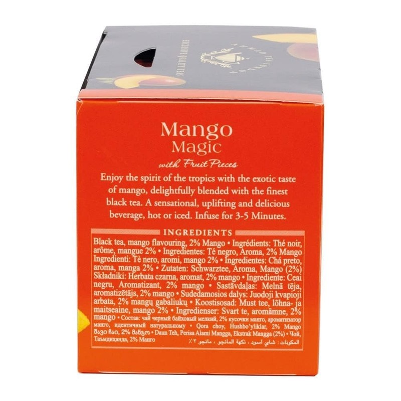 Mango Magic Black Tea - 20 Count Tea Bags for Refreshing Moments gallery