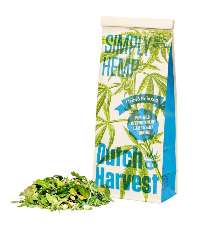 (5 pack bundle) Dutch Harvest - Hemp tea - Organic loose leaves (caffeine free) gallery