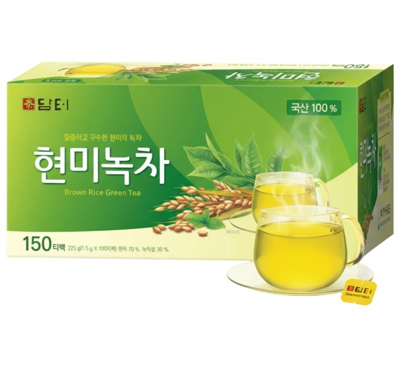 Korean Brown Rice Green Tea – Roasted Genmaicha Blend, Nutty & Refreshing Fla...