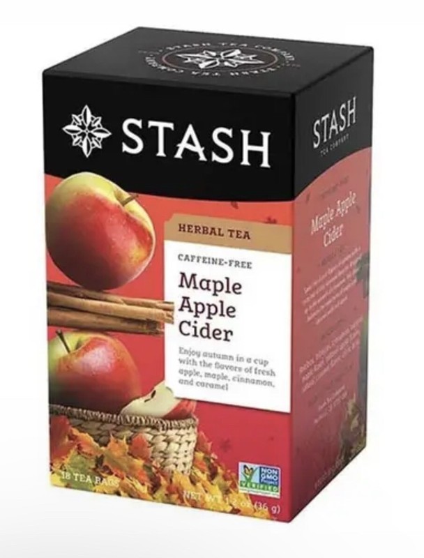 Stash Tea Maple Apple Cider Tea Bags 18 tea bags