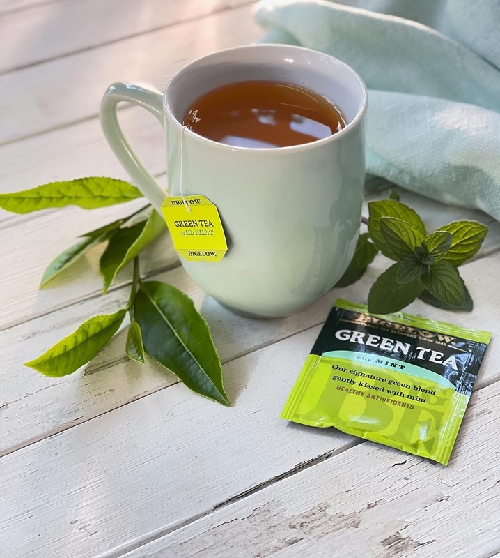 Refreshing Caffeinated Green Tea with Mint - 120 Individually Wrapped Teabags gallery