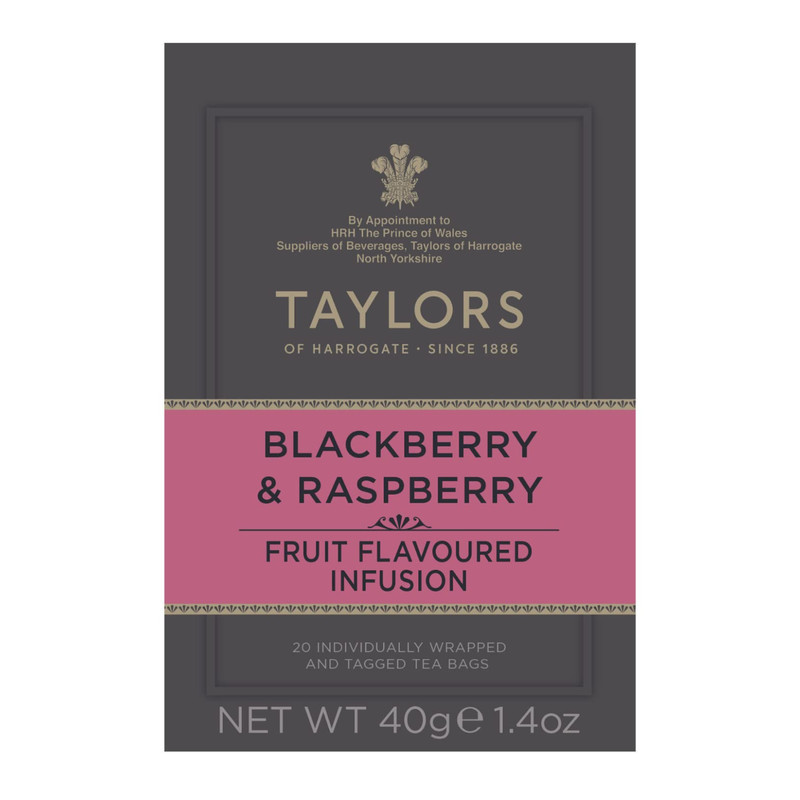 Taylors Blackberry Raspberry Herbal Tea, 20 Teabags gallery