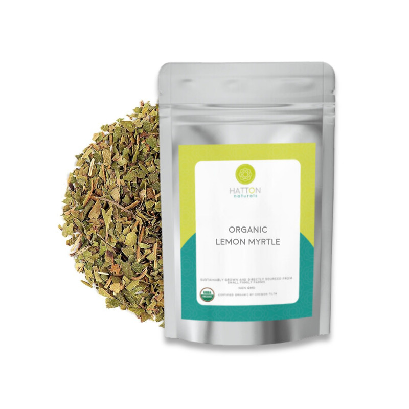 Organic Lemon Myrtle – Cut & Sifted | Aromatic & Versatile Citrus Herb