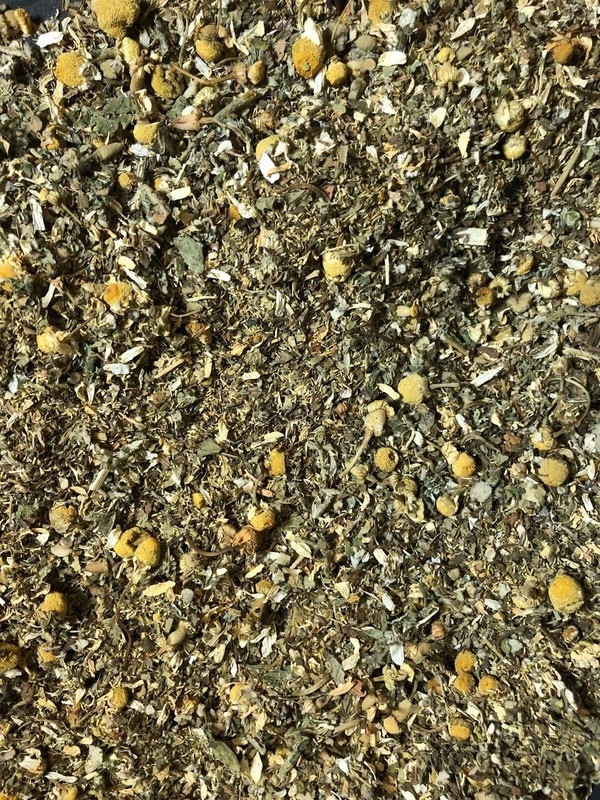Marshmallow Mullein Mint Chamomile Raspberry No.29 Herb Osha Lomatium Roots gallery