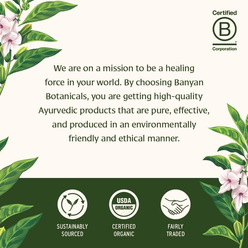 Banyan Botanicals Mellow Mind CCF Tea – Organic Lavender Chamomile Tea with G... gallery