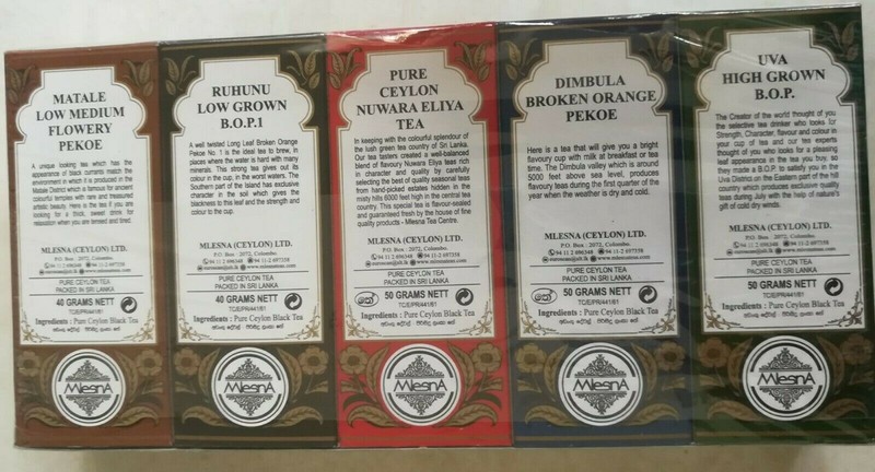 Pure Ceylon Black Tea Mlesna Assorted Tea Collection Premium Quality Loose Leaf gallery
