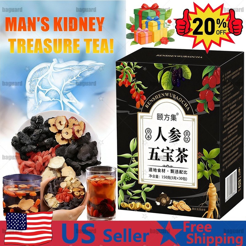 30pcs Ginseng six treasure tea , Kidney tea ,liver tea , red date kidney health*