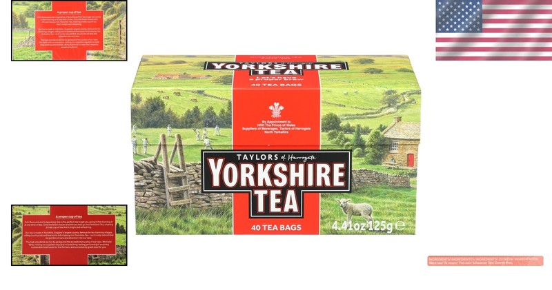 Yorkshire Red Tea – 40 Count Pack, Perfect for Breakfast or Tea Time gallery