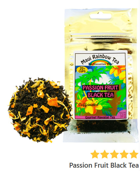🌺Maui Rainbow Tea Passion Fruit Black Tea 1.2 oz.