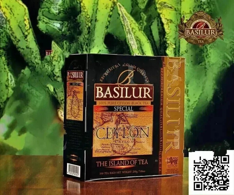 Basilur Ceylon Tea – Special Pure ceylon Black tea in 100 Tea Bags free Shipping