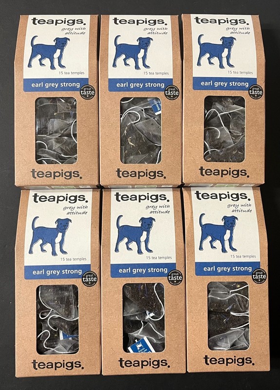 Teapigs Earl Grey Strong 15 Tea Temples 6 Pack Exp. 08/14/2029