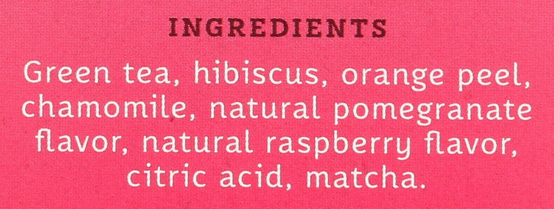 Tea, Tea Pom Raspberry Matcha, 18 Count gallery