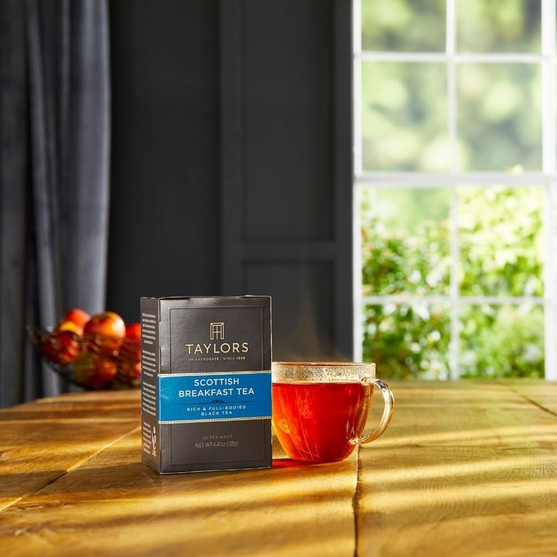 Organic Scottish Breakfast Black Tea - 50 Count Bags, Caffeinated & Antioxidant gallery