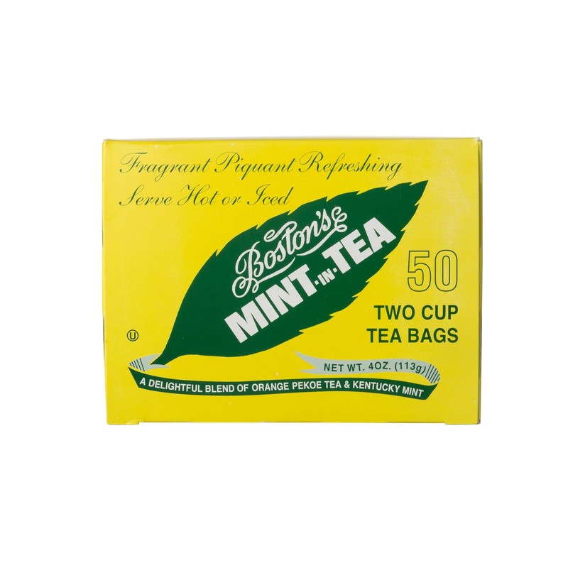 Boston's Mint-In-Tea Two Cup Tea Bags - 50 CT