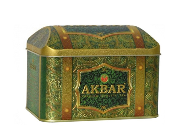 AKBAR Premium Quality Tea BLACK & GREEN BLEND RICH SOURSOP 250g GIFT TIN