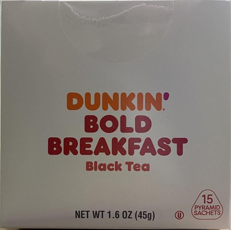 Dunkin Donuts Pyramid Sachet Tea Bold Breakfast 90 Tea Bags -6 Packs of 15 Bags gallery