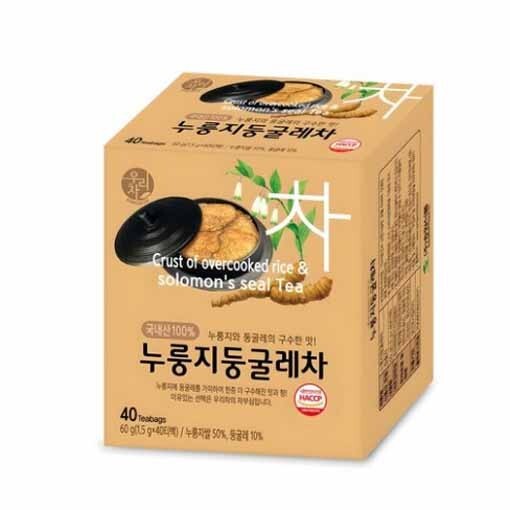 Korea Parched Brown Rice Nurungji Tea Tasty Korean Traditional Food 40 Tea Bags